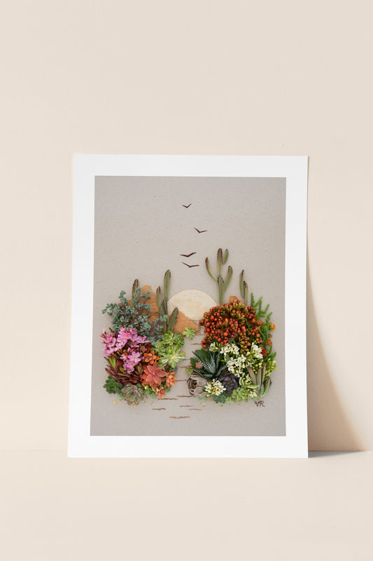 "Desert Dreaming" Flower Print