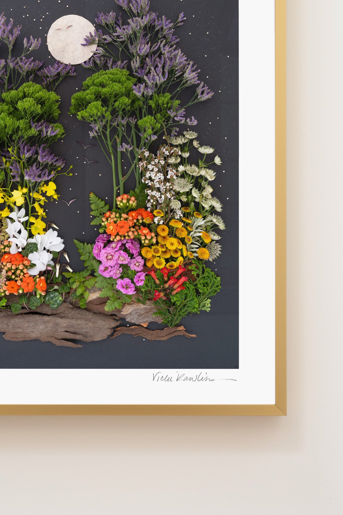 "Living in Color" Flower Print