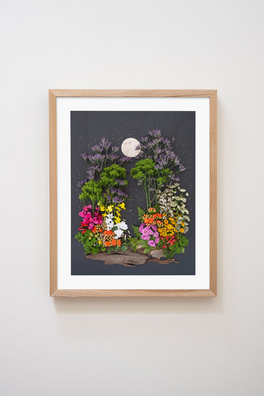 "Living in Color" Flower Print