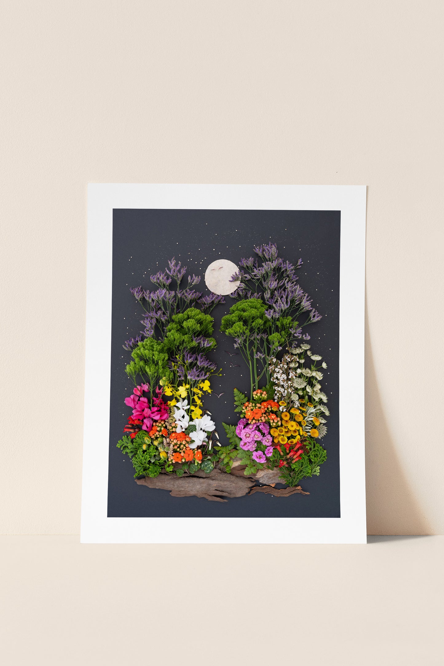 "Living in Color" Flower Print