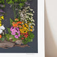 "Living in Color" Flower Print