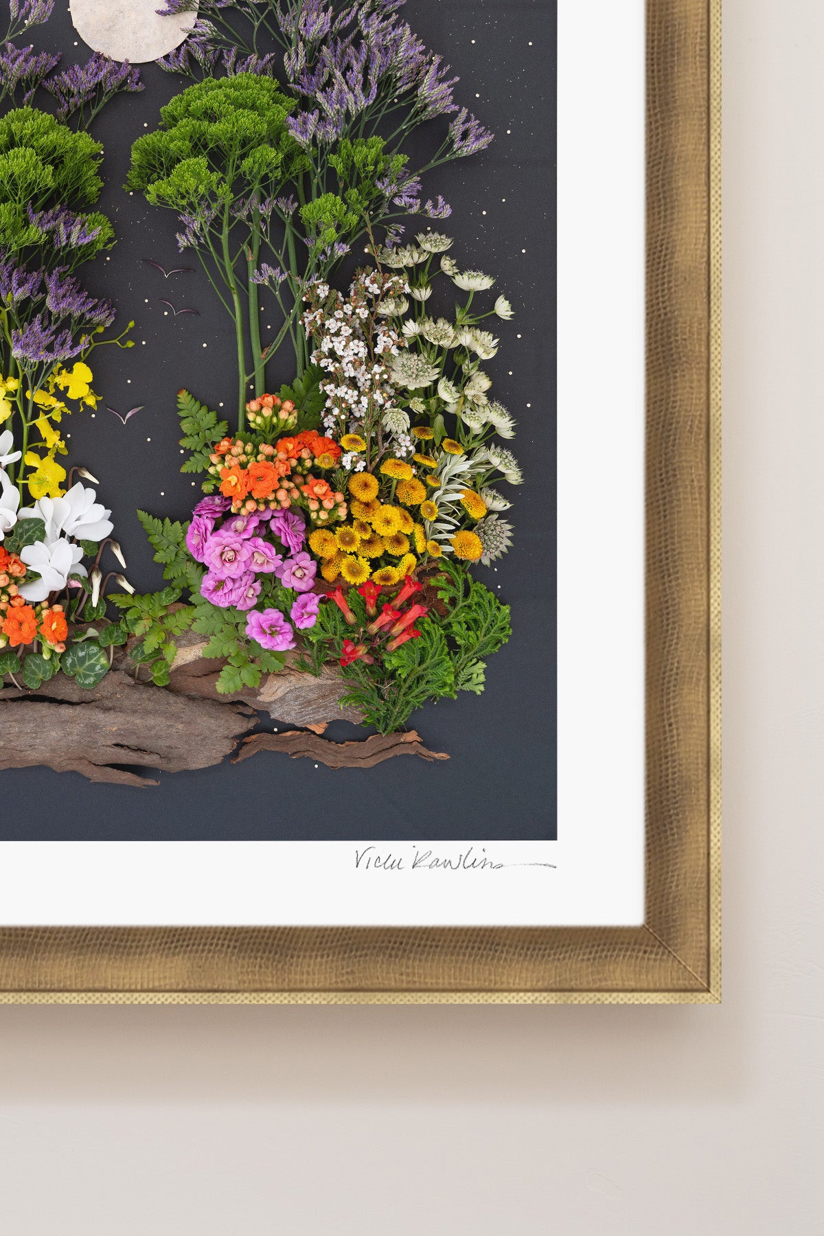 "Living in Color" Flower Print