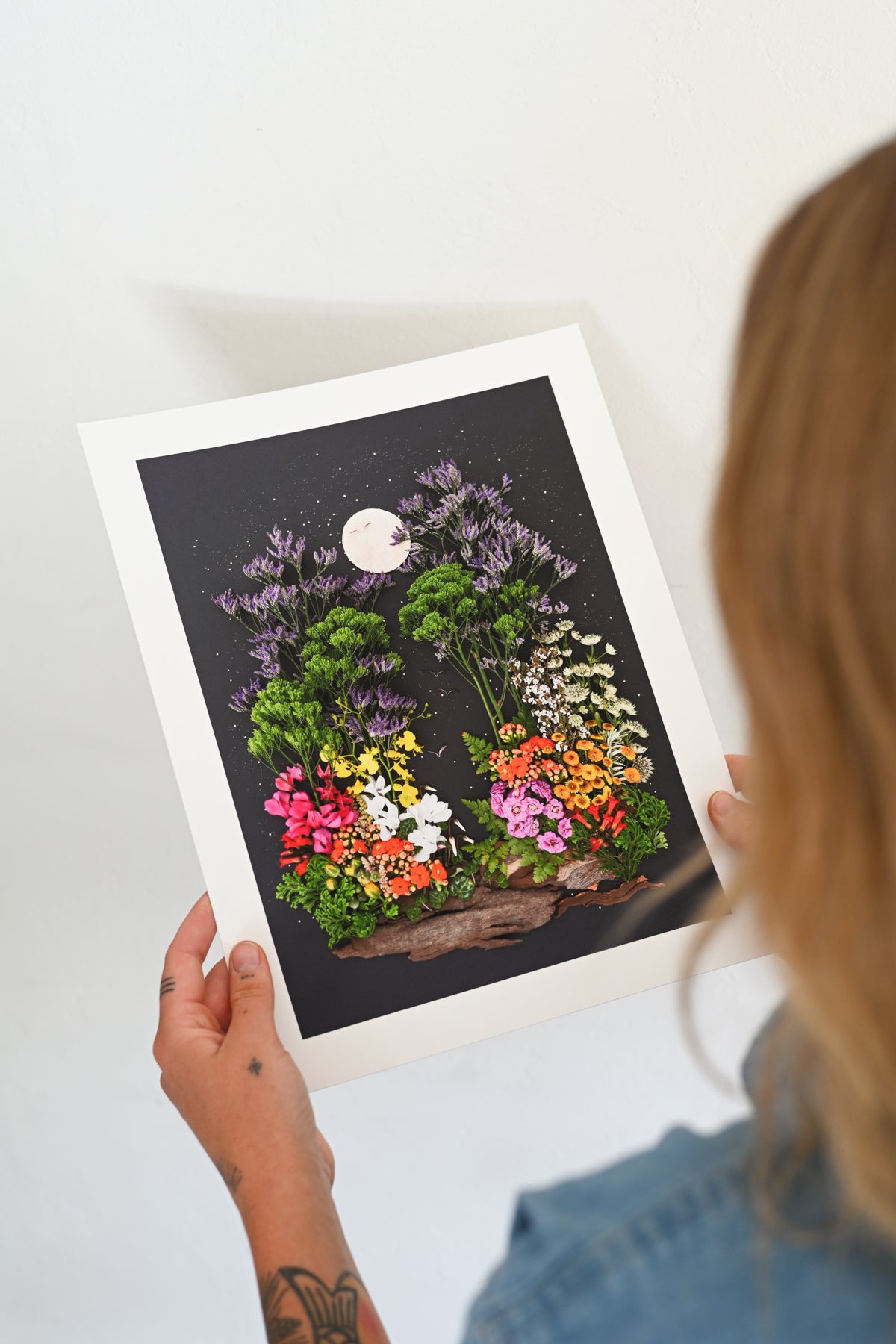 "Living in Color" Flower Print