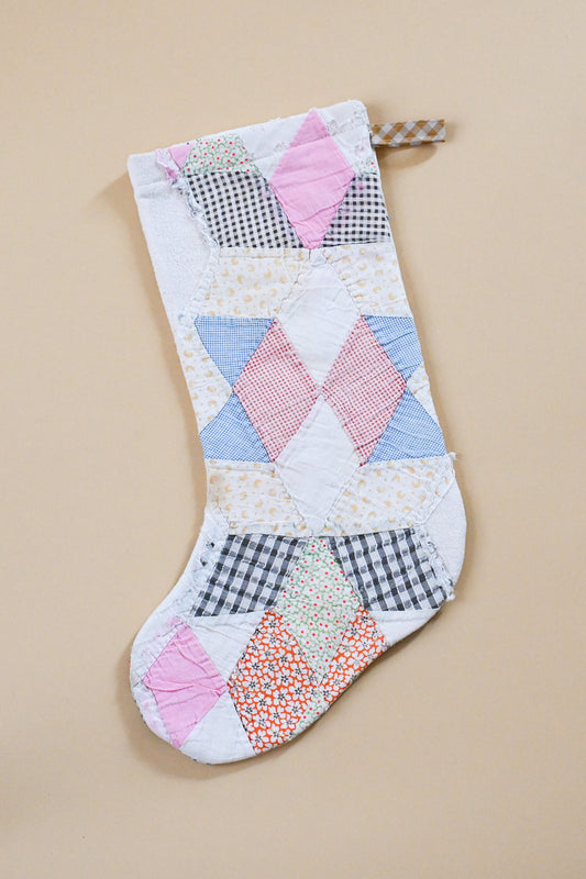 Vintage Quilt Stocking XXX
