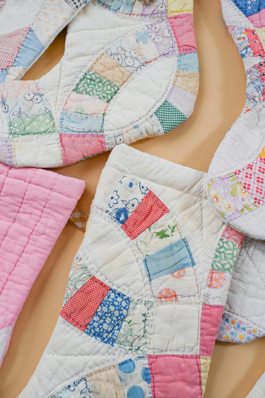 Vintage Quilt Stocking VII