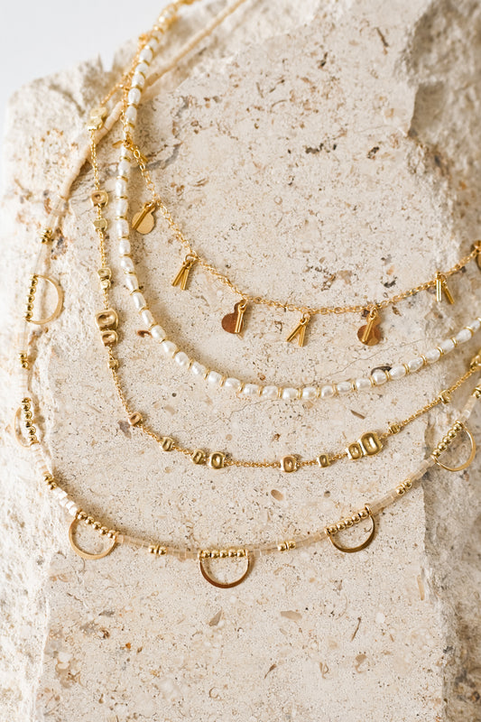 Sequin & Fringe Necklace