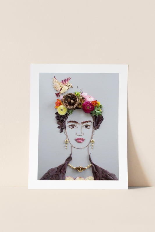 "Nesting Frida" Flower Print - Sister Golden