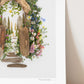 "Secret Garden" Flower Print