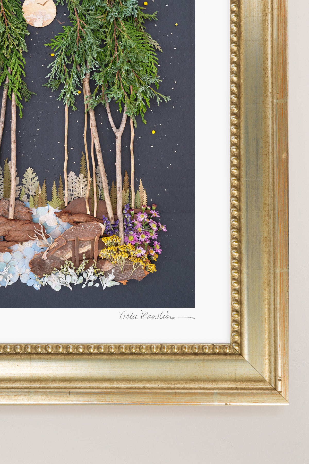 "Oh, Deer!" Flower Print