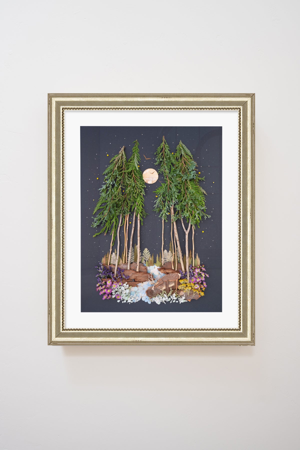 "Oh, Deer!" Flower Print