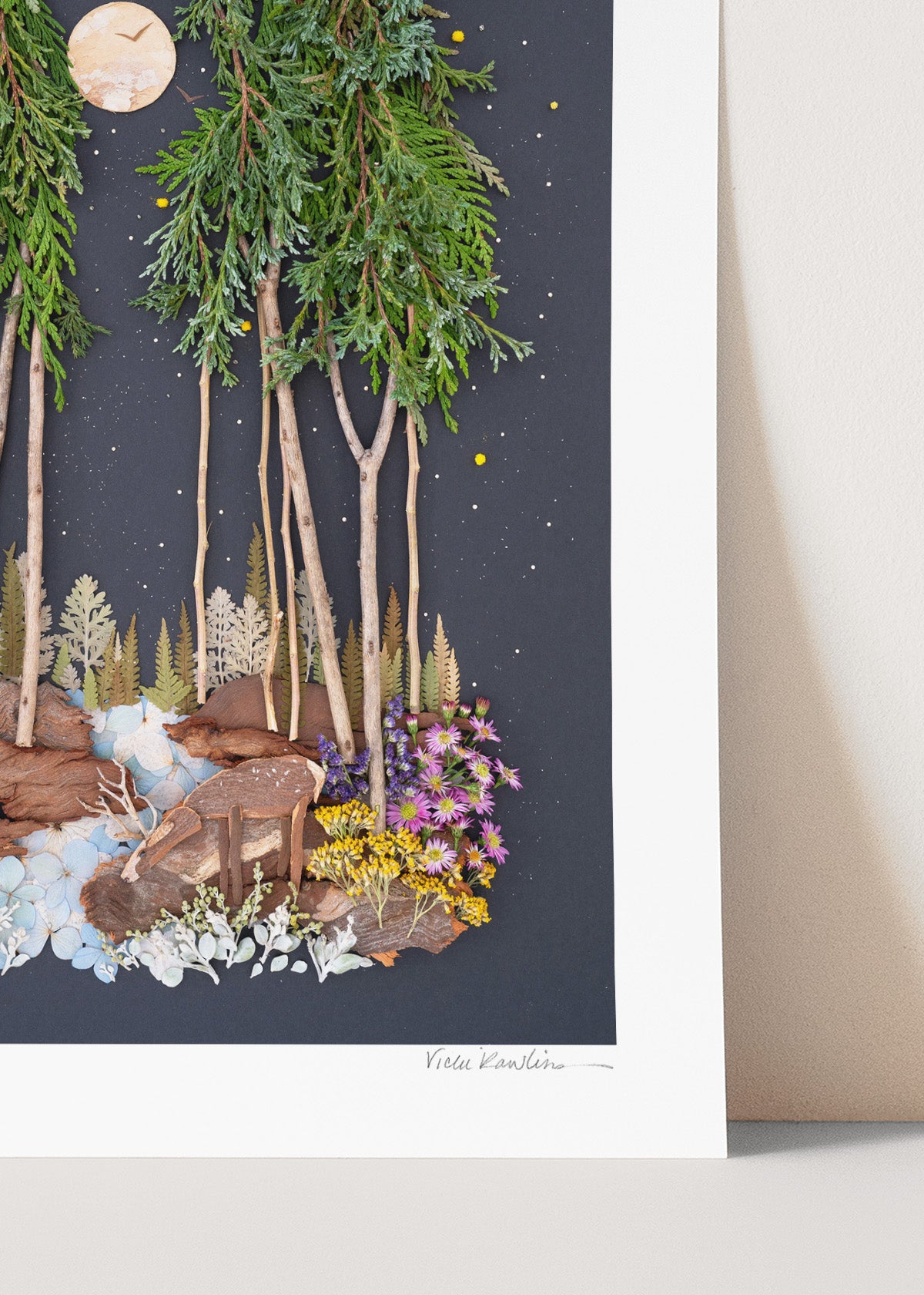 "Oh, Deer!" Flower Print