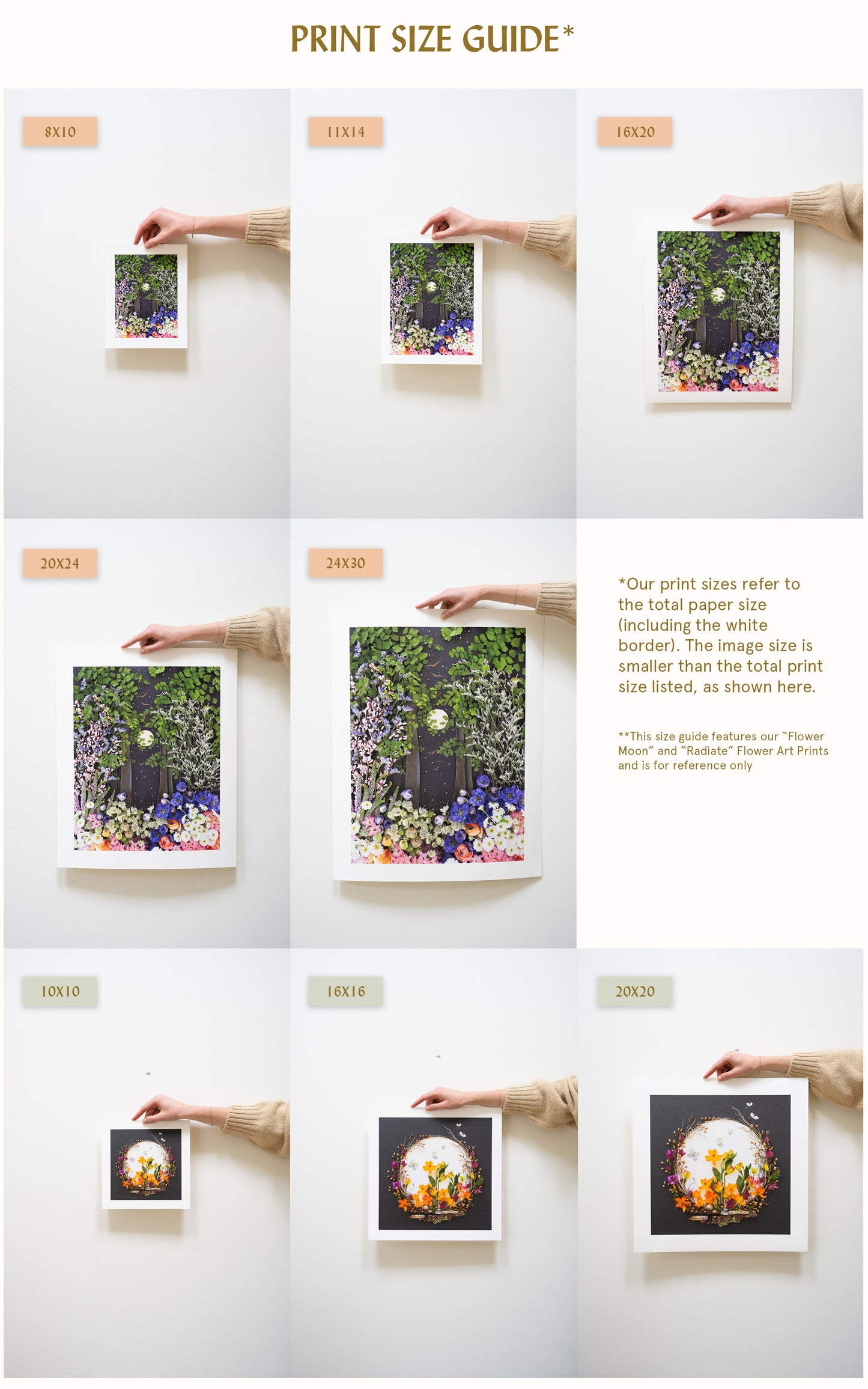 "Living in Color" Flower Print