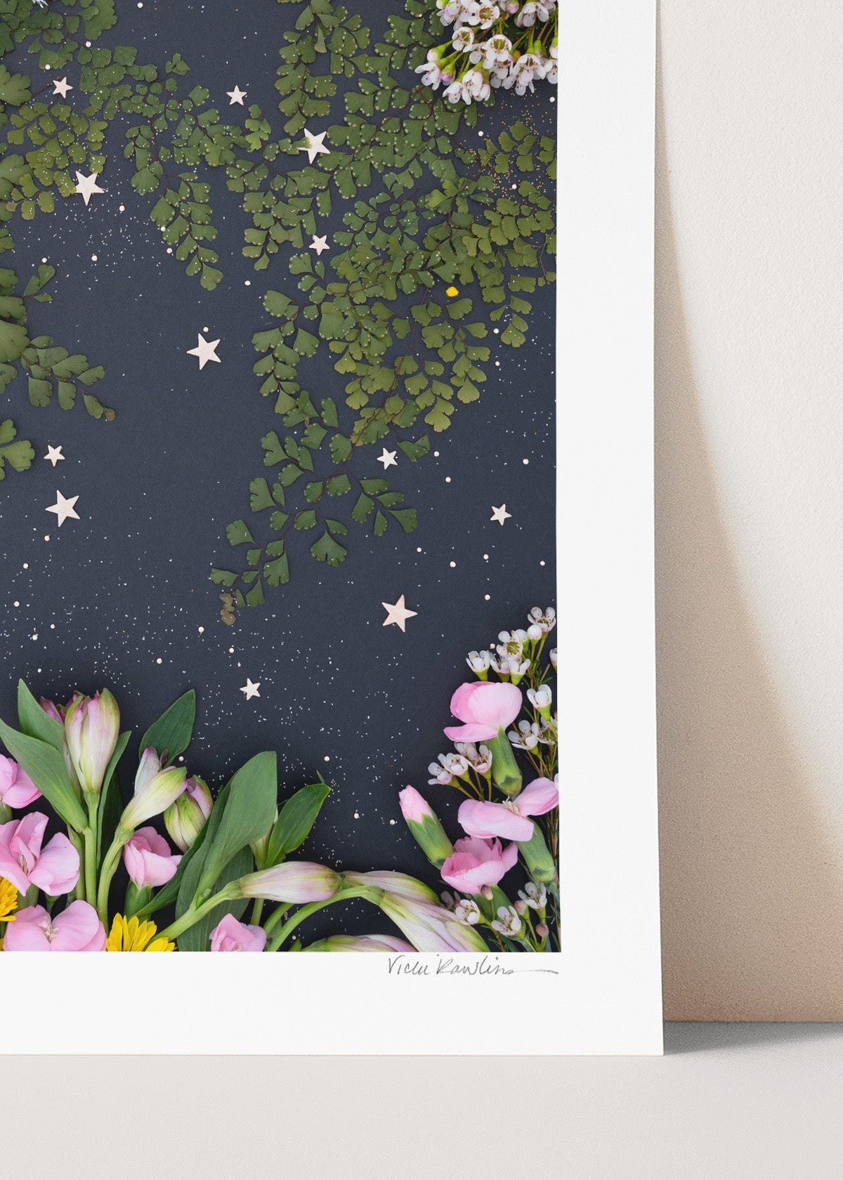 "Upon a Star" Flower Print