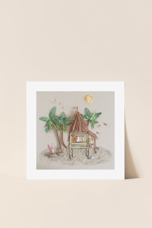 "Windansea" Flower Print - Sister Golden