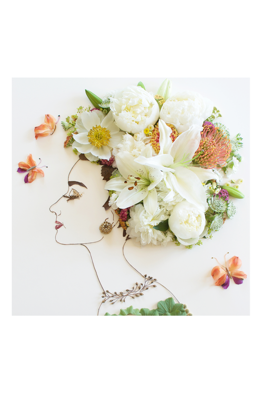 "Breakfast at Tiffany's" Flower Print - Sister Golden