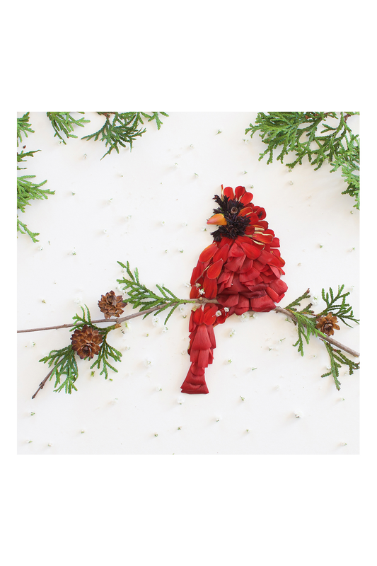 "Cardinal" Flower Print - Sister Golden