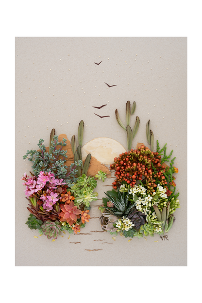 "Desert Dreaming" Flower Print