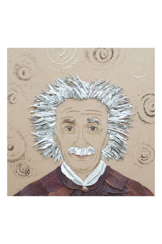 "Einstein" Flower Print