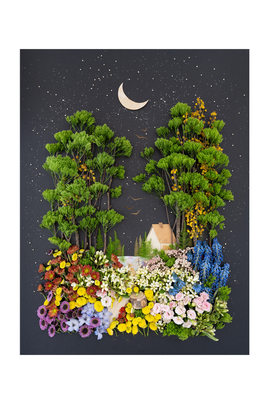 "Lake House" Flower Print