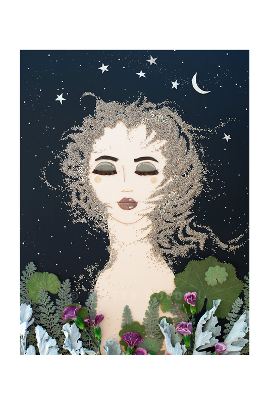 "Starlight" Flower Print