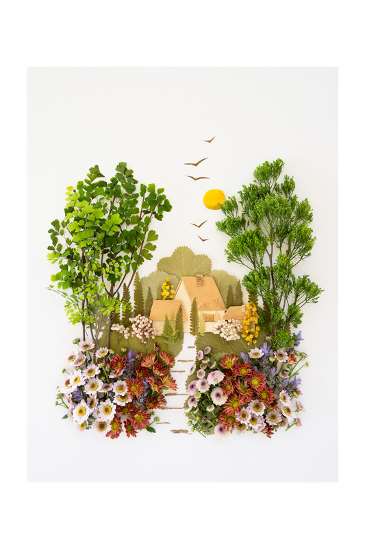 "The Way Home" Flower Print
